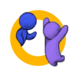 Blue and purple avatars